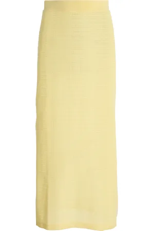 Simkhai Nicky Open-Weave Knit Maxi Skirt