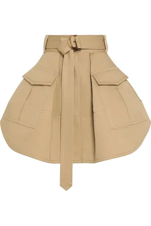 ZIMMERMANN Illuminate Cotton Cargo Mini Skirt