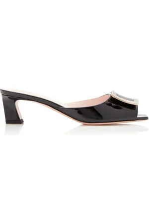 Roger Vivier Trompette Patent Leather Mules