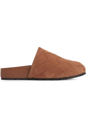 Bottega Veneta Reggie Intrecciato Suede Clogs