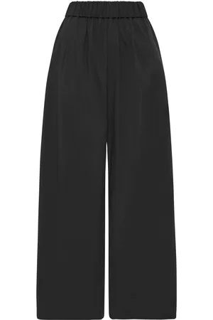 St Agni Cotton-Nylon Wide-Leg Pants