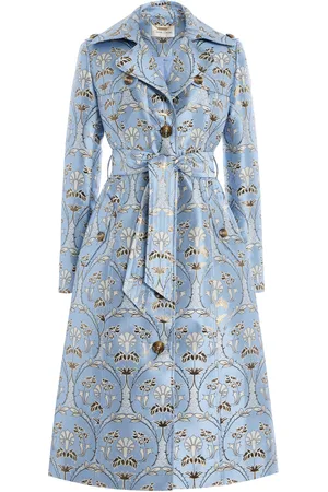 Cara Cara Karlie Jacquard Trench Coat
