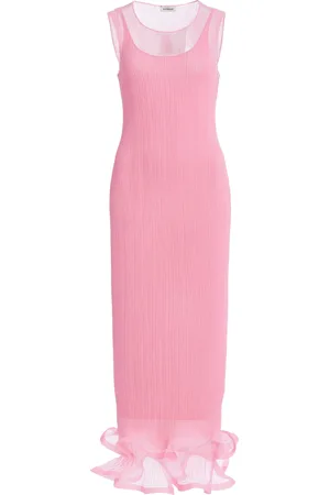 Simkhai Daniella Crinkled Chiffon Maxi Dress