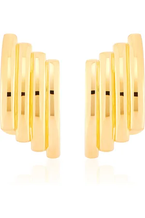mega Line Dance 14K Vermeil Earrings