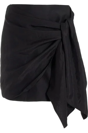 Significant Other Celeste Linen-Blend Mini Skirt