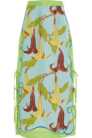ALÉMAIS Rafaela Tie-Detailed Skirt