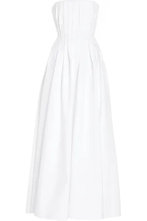 Simkhai Thalia Strapless Cotton Poplin Maxi Dress