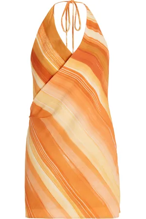 Significant Other Patrice Striped Halter Dress