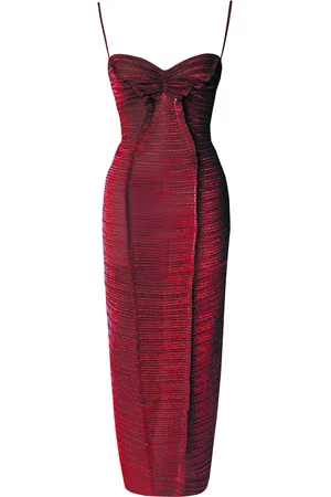 GEORGIA HARDINGE Excusive The Element Ruched Midi Dress