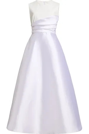 GRETA CONSTANTINE Winta Satin A-line Gown