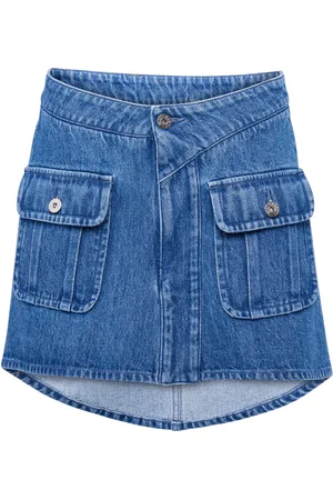 J.W.Anderson Pocket-Detailed Denim Mini Skirt