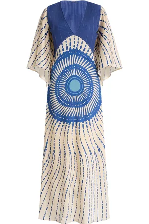 ALEXIS Matani Printed Satin Maxi Dress