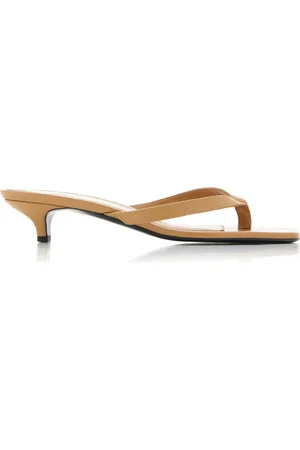 Totême The Flip-Flop Leather Heels