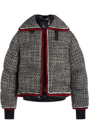 Moncler Eterlou Down Tweed Bomber Jacket