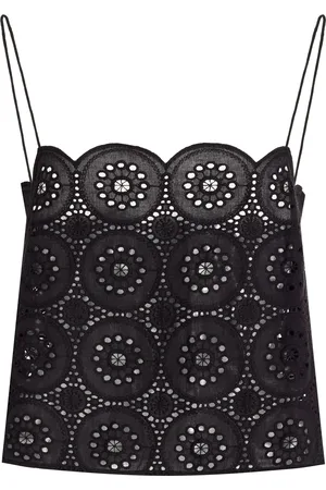 MATTEAU Broderie Anglaise Cropped Top