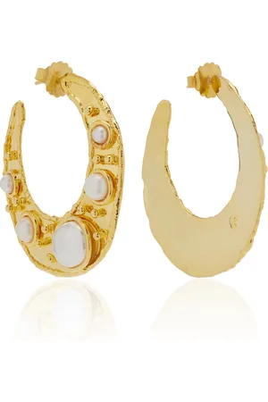 Sylvia Toledano Byzance 22K -Plated Pearl Earrings