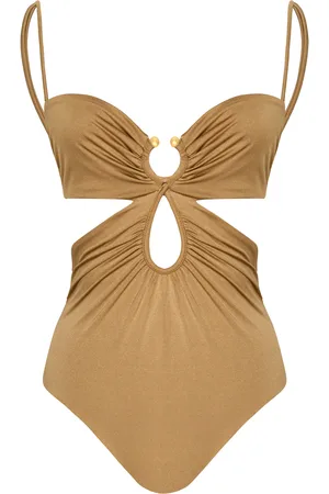 JOHANNA ORTIZ Sunny Days Cutout One-Piece Bathing Suit
