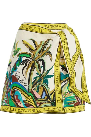 ALÉMAIS Day Dream Linen Sarong Mini Skirt