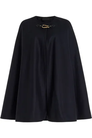 NILI LOTAN Arianna Wool-Blend Cape