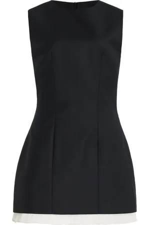 Anna Quan Mabel Stretch-Wool Mini Dress
