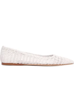 GABRIELA HEARST Aurora Woven Leather Flats