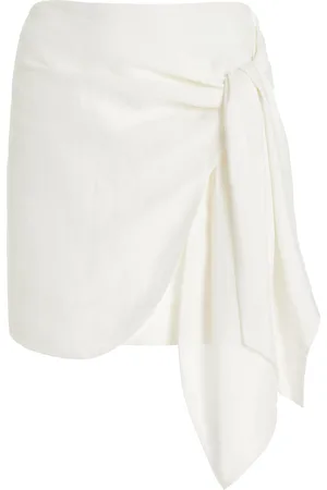 Significant Other Celeste Linen-Blend Mini Skirt