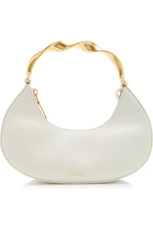 Simkhai Nixi Twist Leather Top Handle Bag