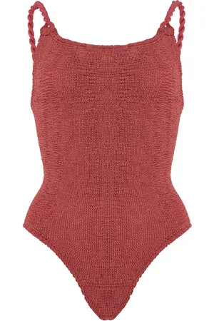 Hunza G Camille Seersucker Swimsuit