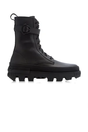 Moncler Carinne Leather Ankle Boots