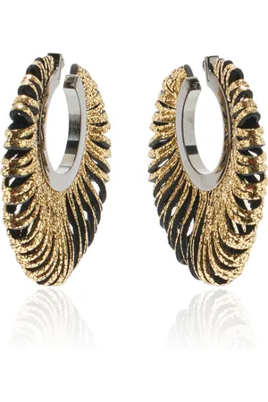 SO-LE STUDIO Revolve Leather Earrings
