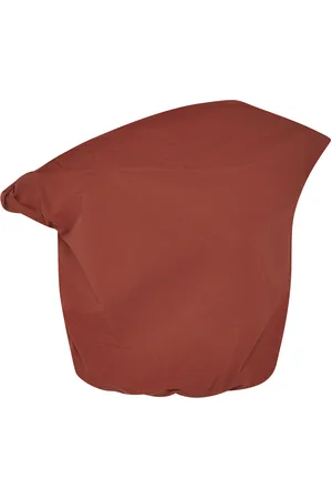 Paris Georgia Alice Ruched Crepe Crop Top