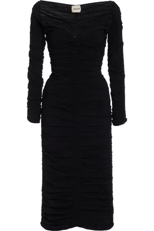 Khaite Charmaine Ruched Jersey Dress
