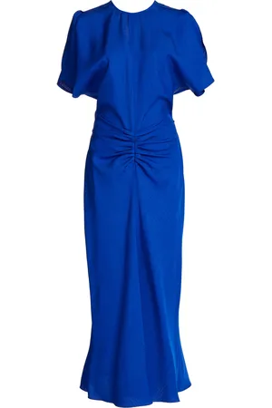 Victoria Beckham Gathered Midi Dress