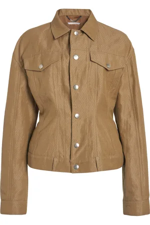 Stella McCartney Cinched Denim Trucker Jacket