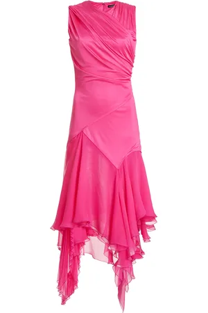 VERSACE Asymmetric Jersey Mini Dress