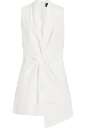 BRANDON MAXWELL The Savie Cotton Layered Vest Top