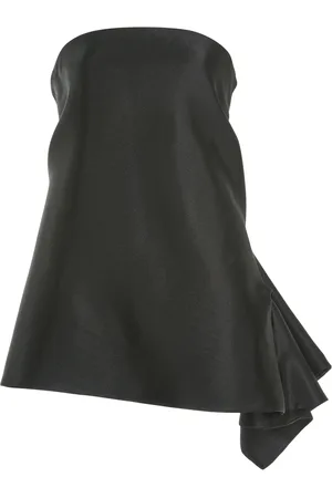 MATICEVSKI Laure Cotton-Blend Strapless Swing Top