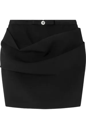 VERSACE Wool Mini Skirt