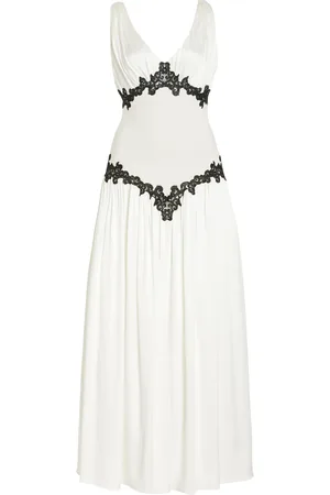 GABRIELA HEARST Highland Embroidered Silk Maxi Dress