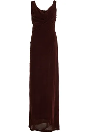SIR Ezra Draped Crepe Gown
