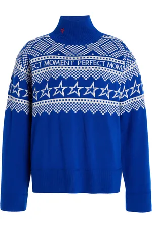 Perfect Moment Holiday Wool Turtleneck Ski Sweater