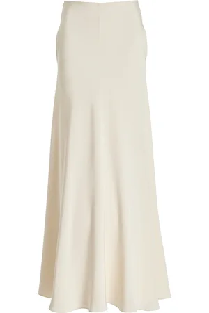BRANDON MAXWELL The Millie Silk-Crepe Maxi Skirt