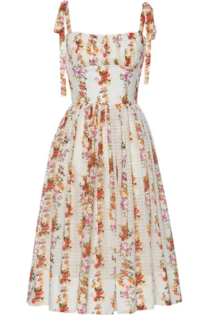 LENA HOSCHEK Teatime Cotton Midi Dress