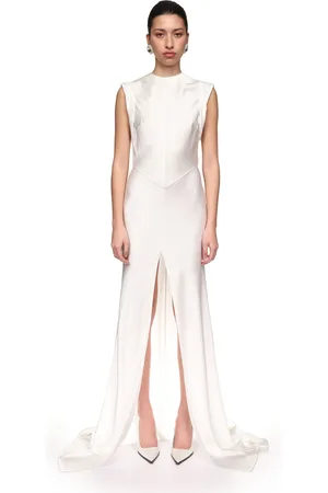 DAVID KOMA Satin Gown