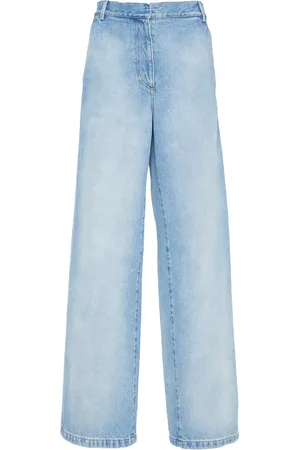 DRIES VAN NOTEN Paxy Rigid High-Rise Wide-Leg Jeans