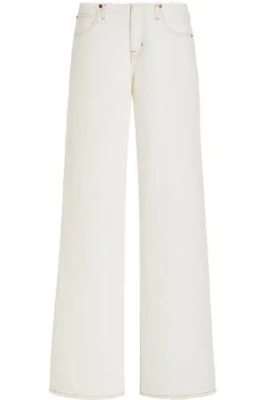 SLVRLAKE Mica Rigid Low-Rise Wide-Leg Jeans