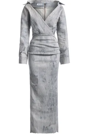 MATICEVSKI Category Puff-Sleeve Stretch-Cotton Maxi Dress
