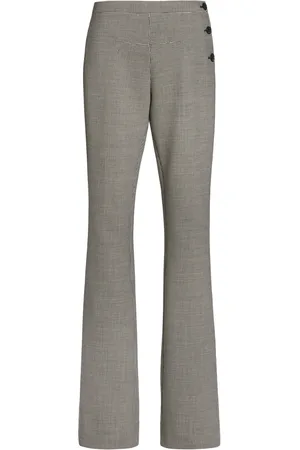 Courrèges Oblique Houndstooth Flared Pants