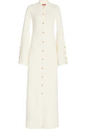 Altuzarra Leopold Button-Detailed Merino Wool Maxi Dress