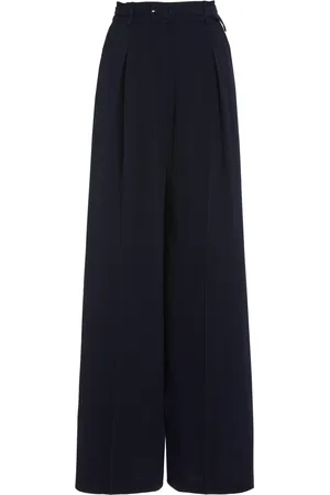 GABRIELA HEARST Maura Silk-Crepe Wide-Leg Pants